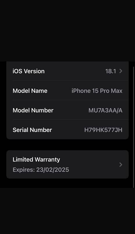 Iphone 15 pro max 256 GB 4