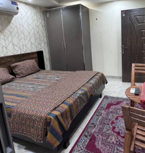 Studio Fully Furnished Flat Available For Rent In Sector E Quaid Black Bahria Town Lahore 4