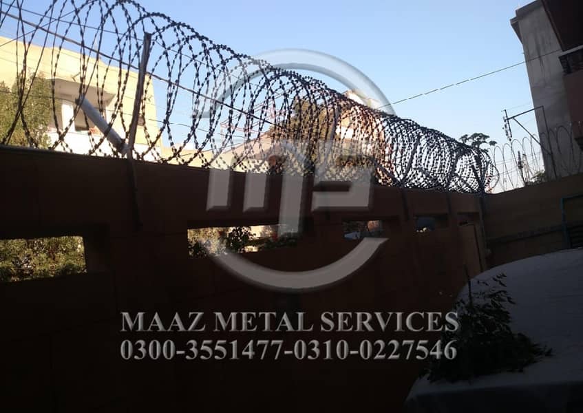 Razor Wire | Chain Link Fence | Barbed Wire, Hesco Bag ,Electric fence 11