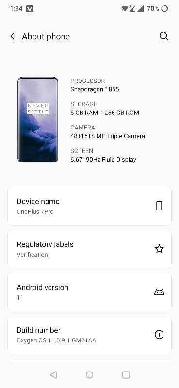 OnePlus 7 pro lush condition 1