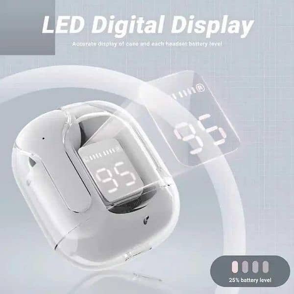 LED DIGITAL DISPLAY EARBUDS AT LOW PRICE BRAND New deliver in house 1