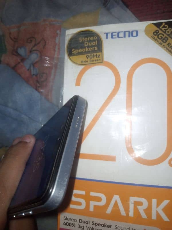 tecno Spark 20c Ram. 8 . . . GB128 all OK  Hain 4