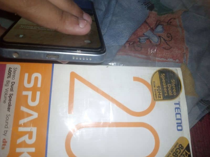 tecno spark 20c Ram. 8 GB 128 all OK full box 4