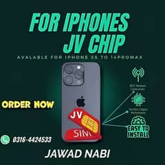 JV CHIP GEVEY SIM FOR IPHONE 7 8 plus Xs Xr 11 12 13 pro max / Jv Sim