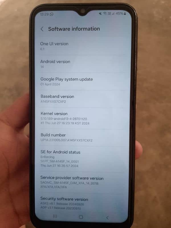 Samsung galaxy a14 4gb 64gb pta approved 10/9 only mobile all OK 8