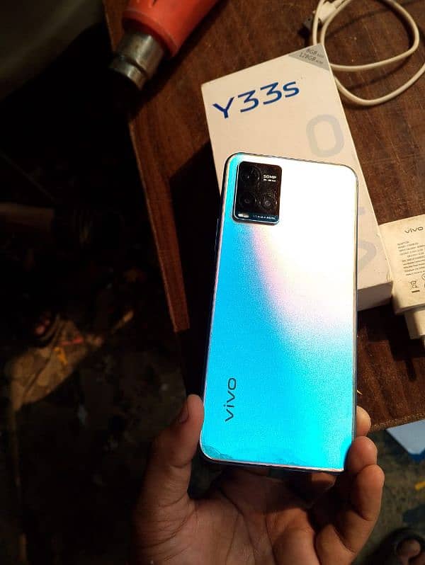 vivo y33s mobile urgent sale good condition 3