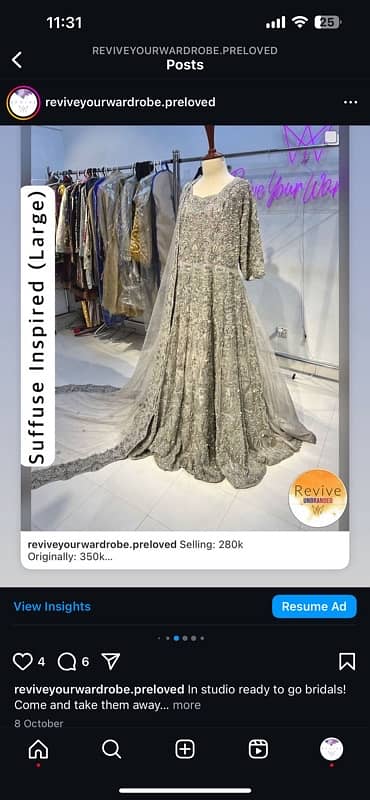 Designer Bridal Dress for Sale 7