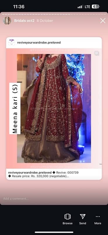 Designer Bridal Dress for Sale 10