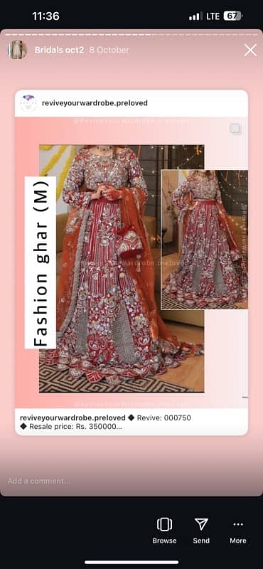 Designer Bridal Dress for Sale 18