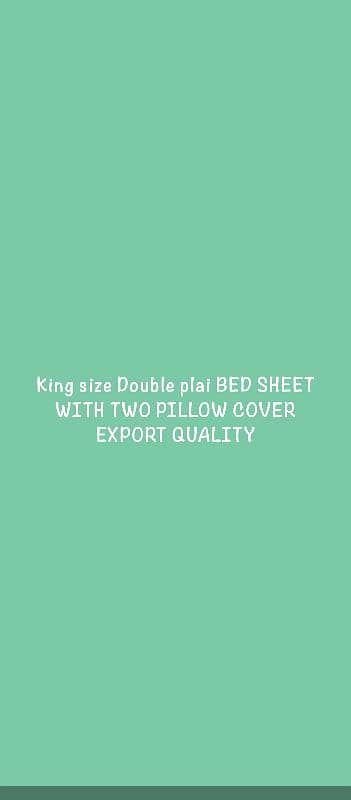 export quality stuff whole bed sheet 0