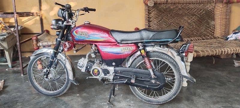 Hi speed 70cc Motorcycle, perfect condition for sale 0