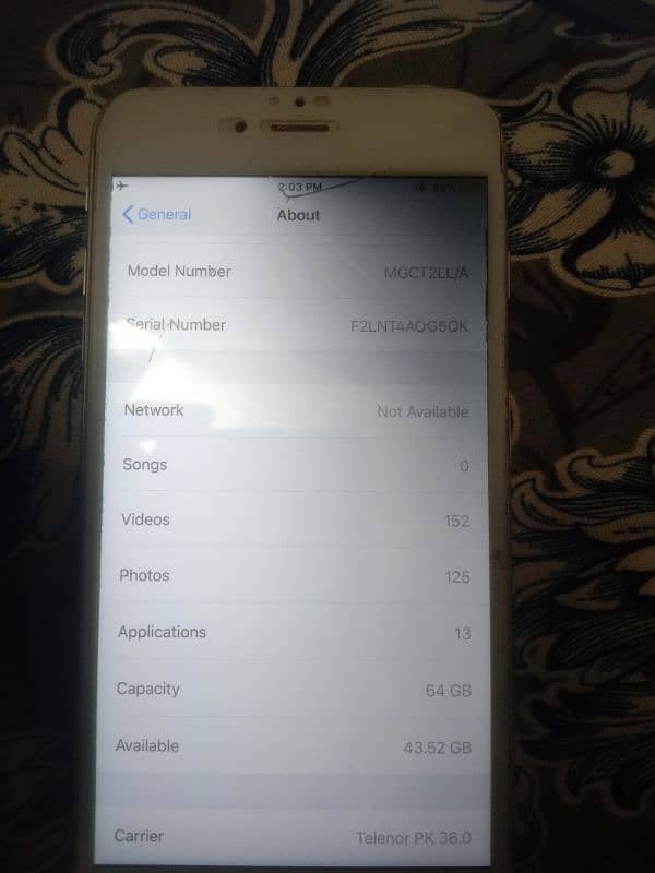 iphone 6plus 64gb non he bilkul okay finger okay non he fnf 5 thausand 4