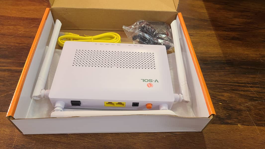 Vsol V2802DAC Fiber Optic Wifi Router Gpon/Epon/Xpon speed (Box Pack) 9