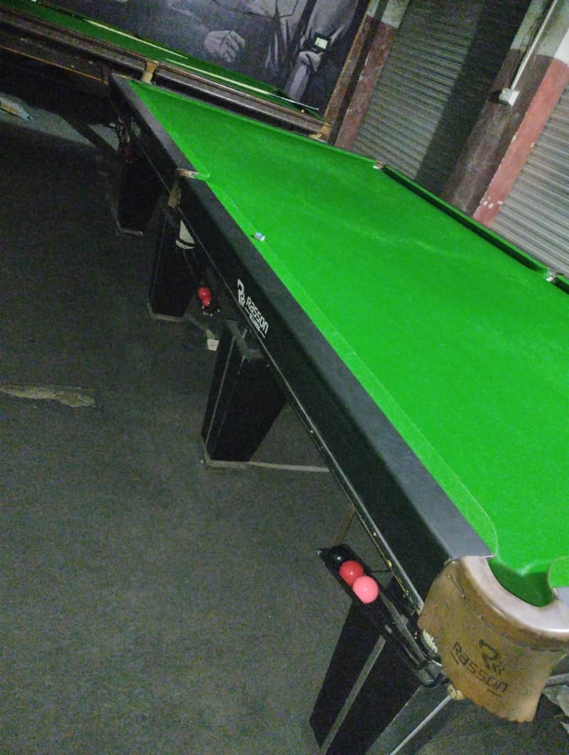 snookertables 5/10 6/12 billiards4/8withballsclothlightingtajsteelkush 1