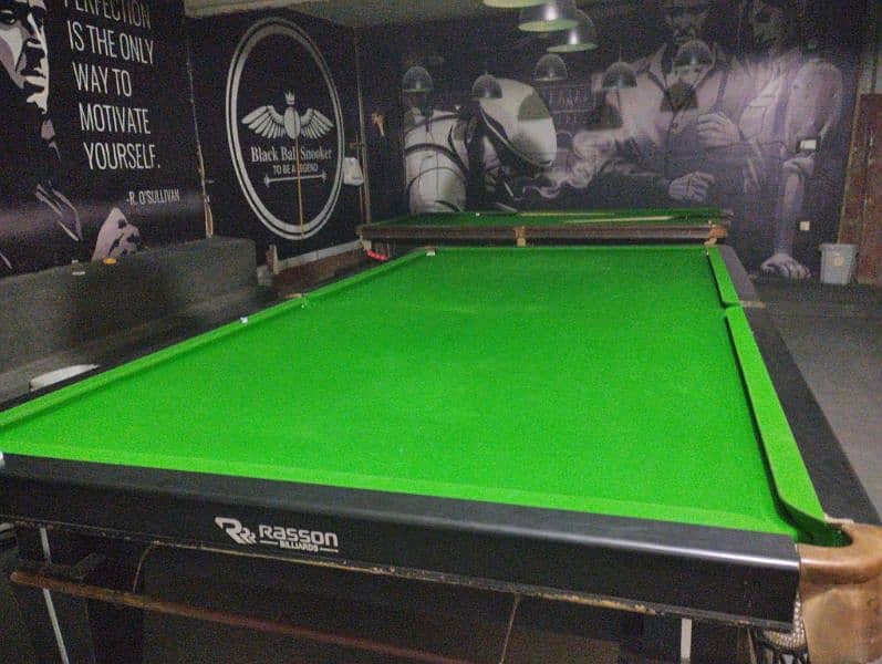 snookertables 5/10 6/12 billiards4/8withballsclothlightingtajsteelkush 2