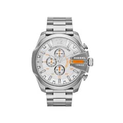 Diesel Mega Chief 54mm Stainless Steel Men's Wristwatch (DZ4328) 0