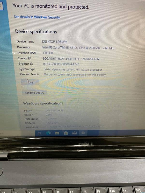 Dell Latitude E5440 Core i5 4th 4GB Ram 128 GB SSD 030**19**60**988**2 5