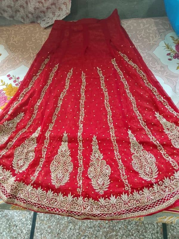 Bridal lehnga for sale in good condition only few hours use 2