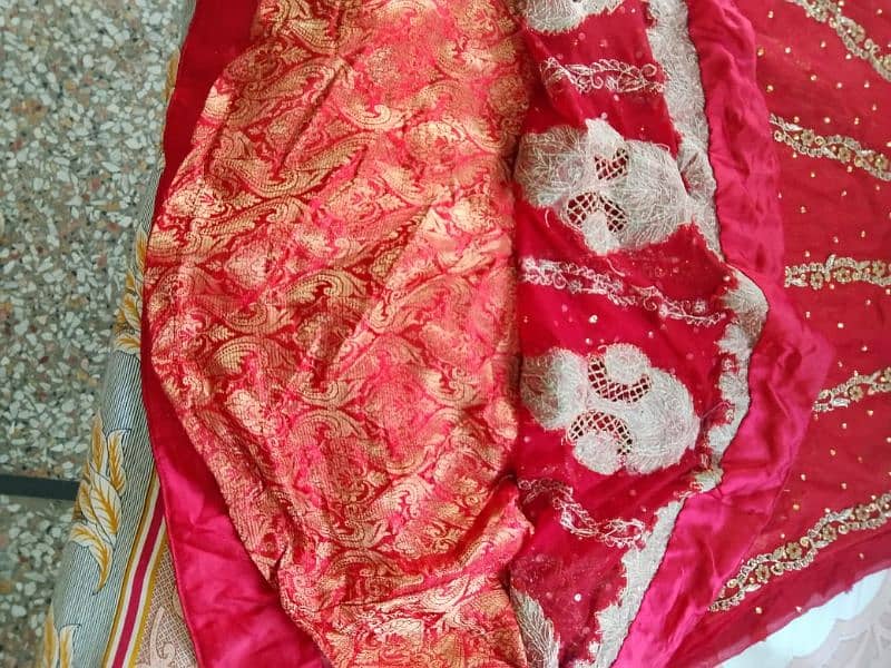 Bridal lehnga for sale in good condition only few hours use 4