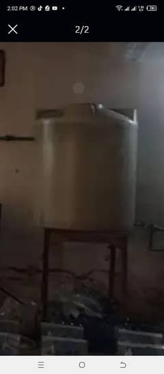 2000 liter water tank food grade