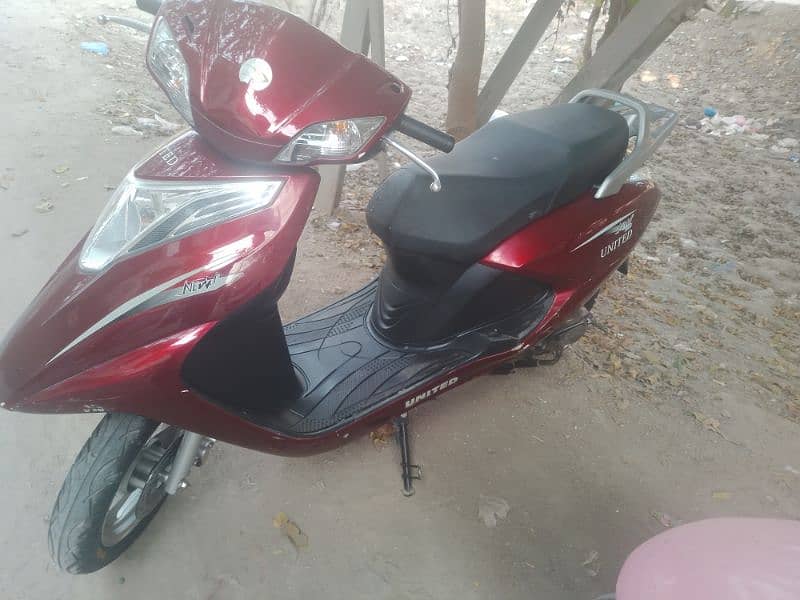 united self start scooty peteol 1