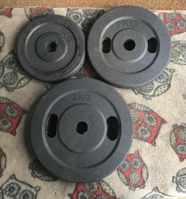 dumbles 0308-1043214/ bench / yoga mate/ rods / gym plates/ home gym 15