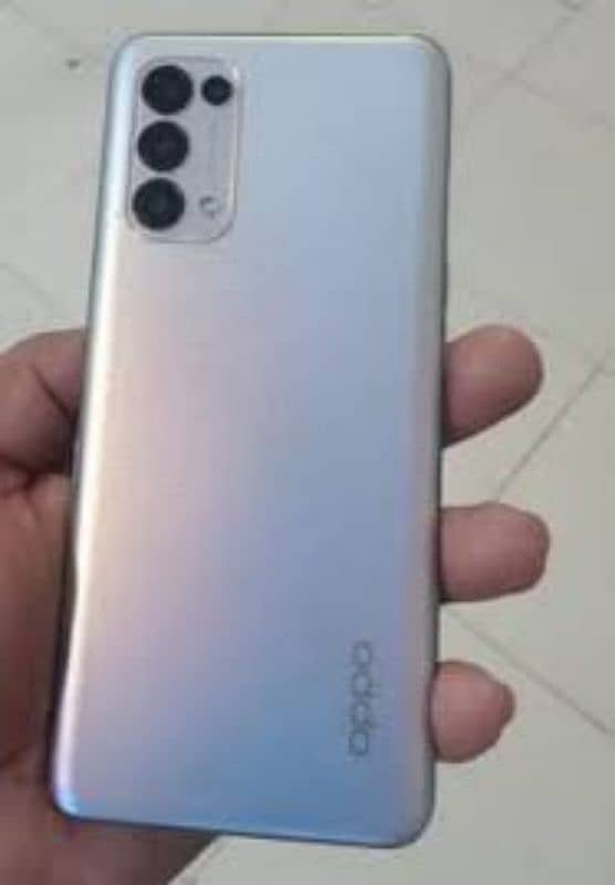 oppo Reno 5 argent sale 1