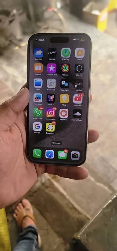 Iphone 15 pro 256gb hk model 7