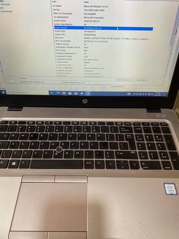 Hp G850 g4 Core i5 7th gen 2