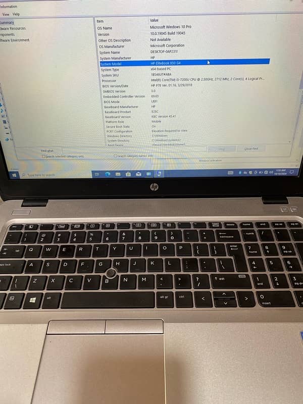 Hp G850 g4 Core i5 7th gen 4