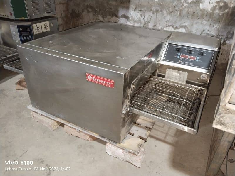 conveyor oven 18Inch Available 100%Genuine/conveyor/pizza oven/fryer 3