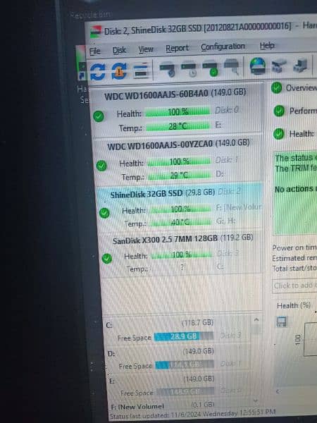 32 gb SSD Shine disk 2