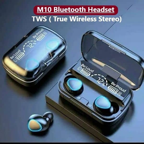 M10 Airpods TWS (True Wireless Stereo) Airbuds Bluetooth 3