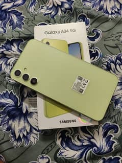 Samsung A34  Condition new 10/10 Ram and Rom 8/256,  5G phone. 0