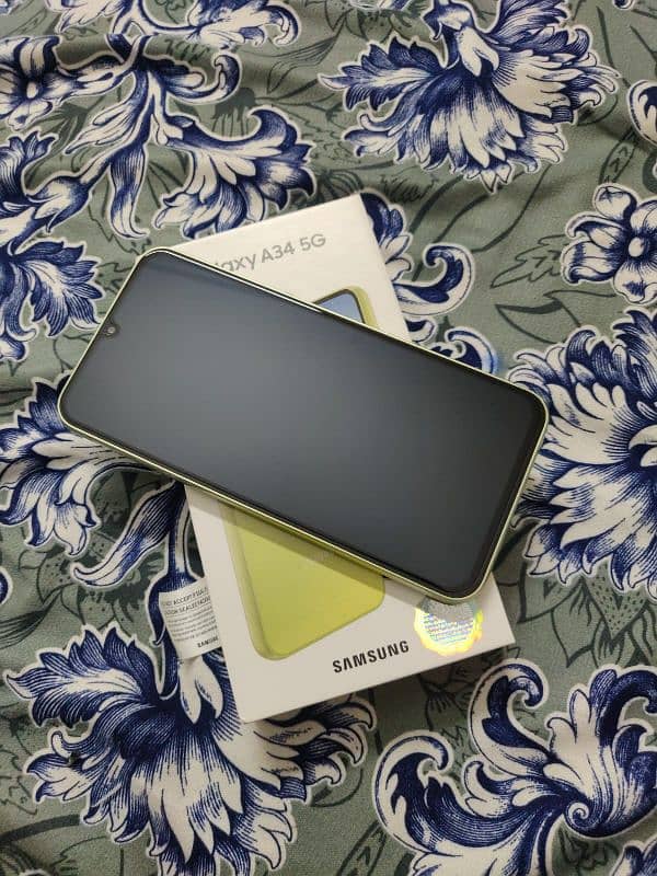 Samsung A34  Condition new 10/10 Ram and Rom 8/256,  5G phone. 1