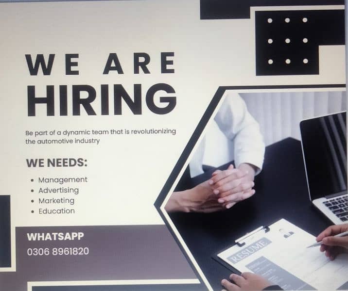 Staff required for office management 0