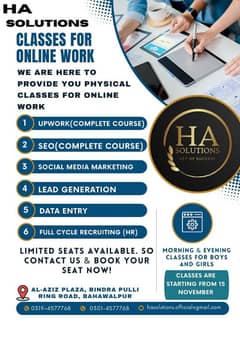 Classes for Online Work