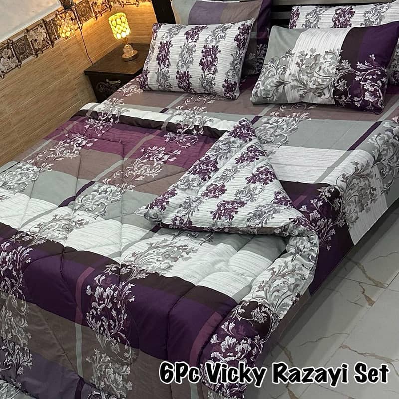 Indulge in Comfort: Six Piece Vicky Razayi Set in Cotton 4