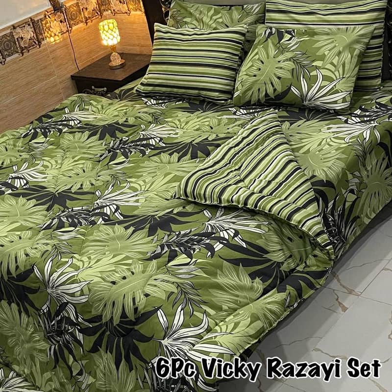 Indulge in Comfort: Six Piece Vicky Razayi Set in Cotton 10