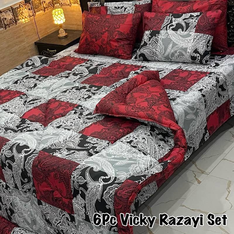 Indulge in Comfort: Six Piece Vicky Razayi Set in Cotton 12