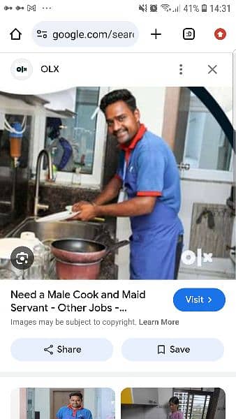 mjhe cook cum servant chaiye apne ghr kclye 0