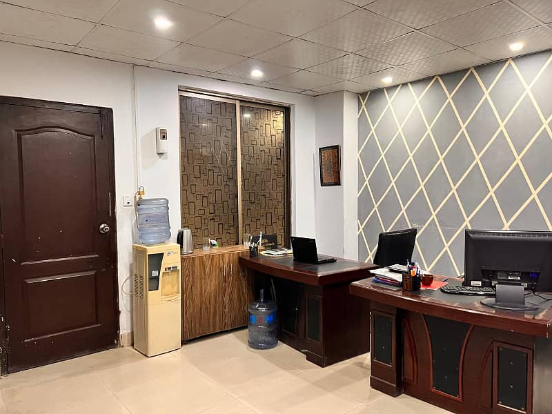 Golden chance of 320 Sqft Corporate Office Original Pics Attached Main Boulevard Gulberg Lahore For Sale 4