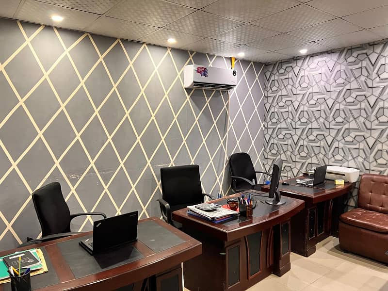 Golden chance of 320 Sqft Corporate Office Original Pics Attached Main Boulevard Gulberg Lahore For Sale 5