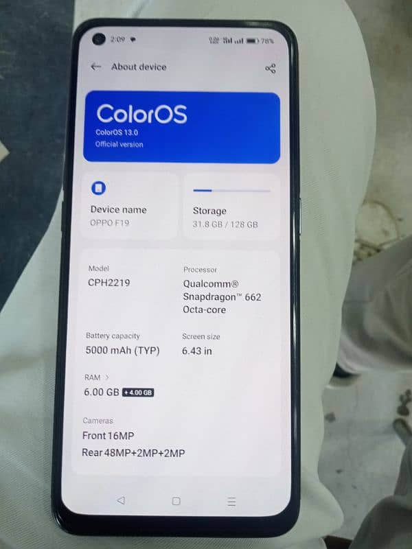 Oppo F19 GENUINE A+ 1