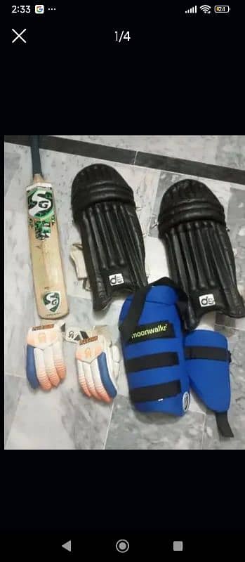 cricket kit for sale in a good condition 0