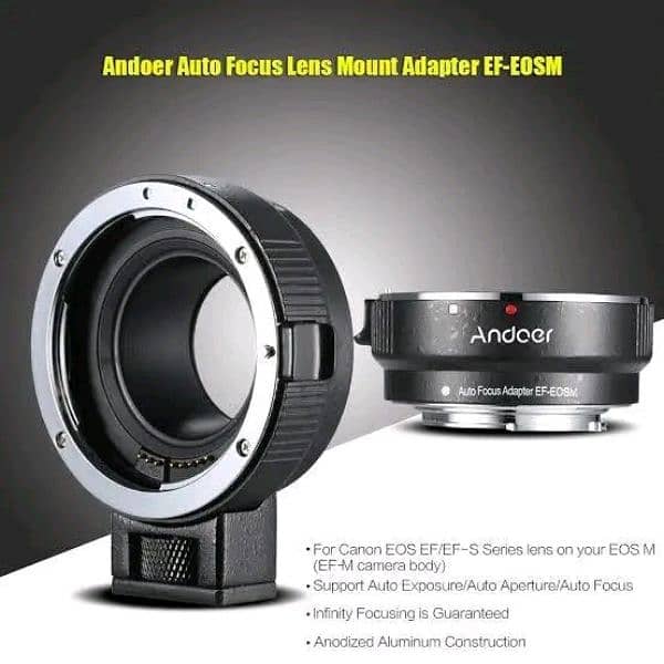 EF-EOS-R Mount Adapter | Andoer Autofocus | Branded | 1