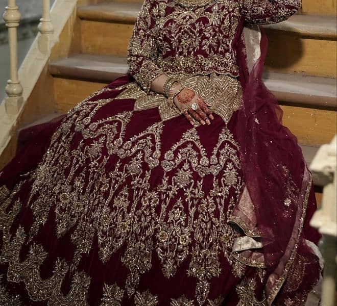 lehnga velvet out clas 1