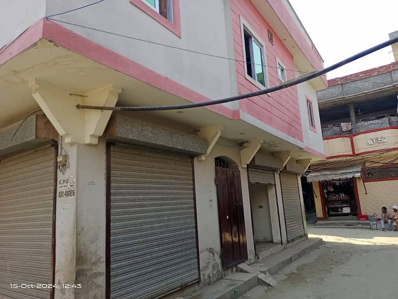 3 shop . Hot Location near to road water electricity 20 feet road near to market 11