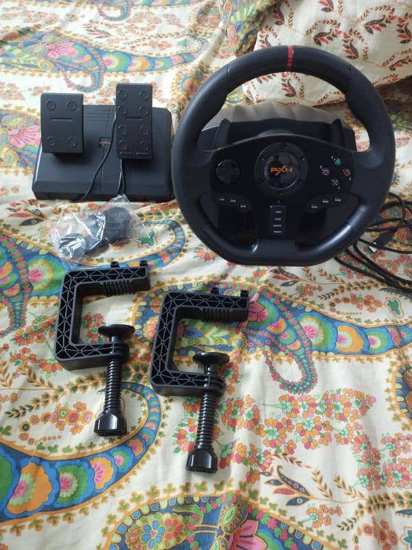 PXN V900 Steering Wheel With All The Accessories And Box. 6