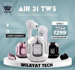 Air 31 TWS Transparent Earbuds